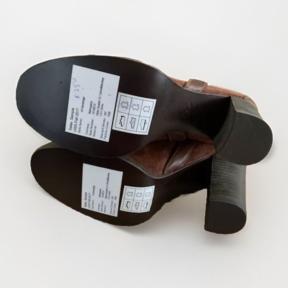 UGG Australia Dandridge Ankle Boot Mahogany‎ Women's 1019010 Heels Booties 7 - Picture 7 of 8